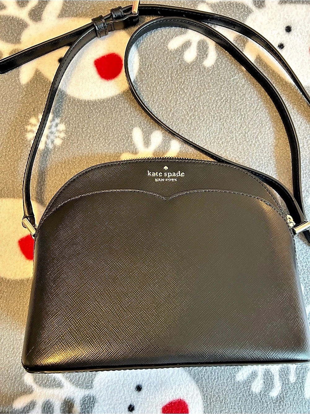 Kate Spade Payton Dome Crossbody Black Crossbody Bag